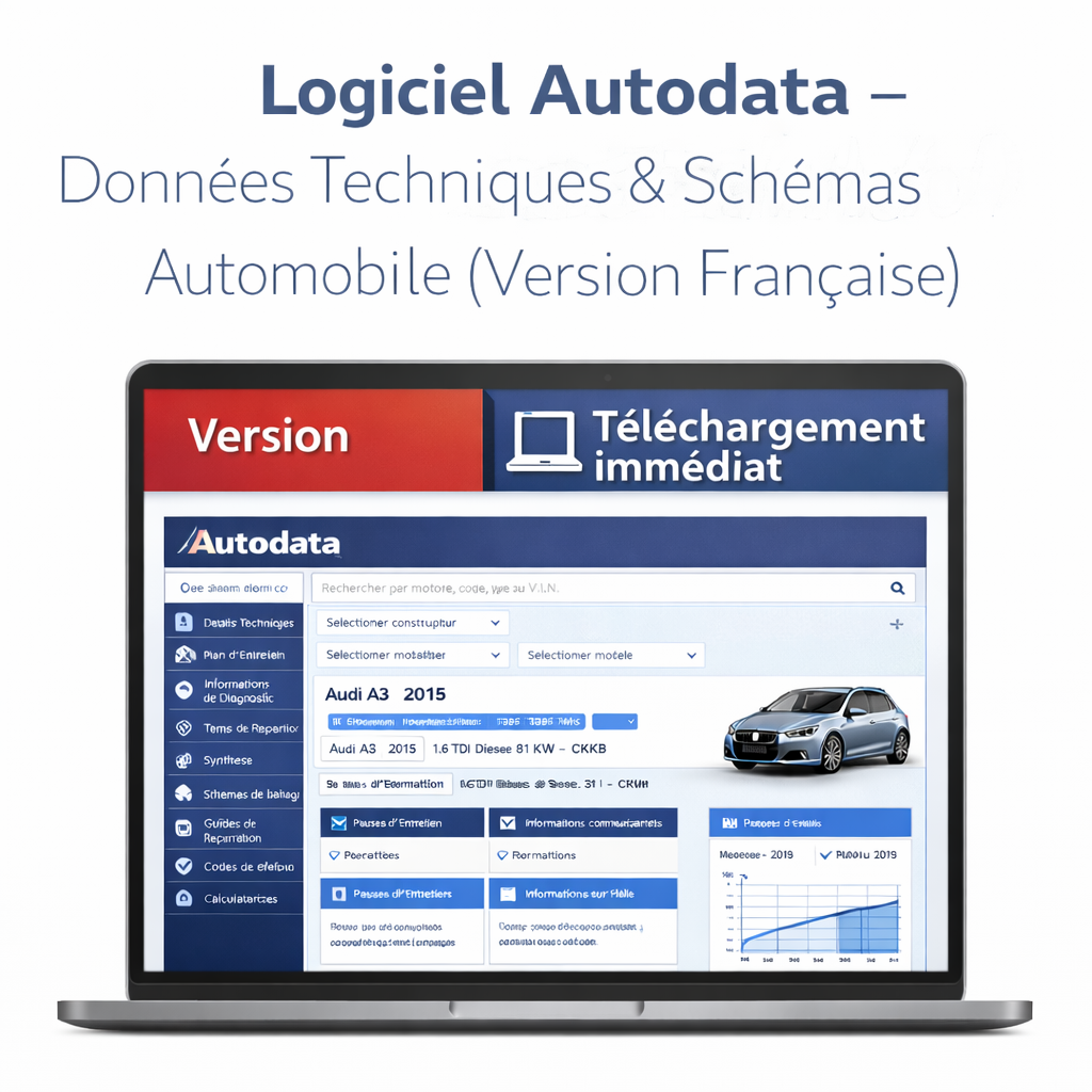 Logiciel Autodata – Données Techniques Automobile & Schémas Électriques (Version Française) et Haynes vivid gratuit