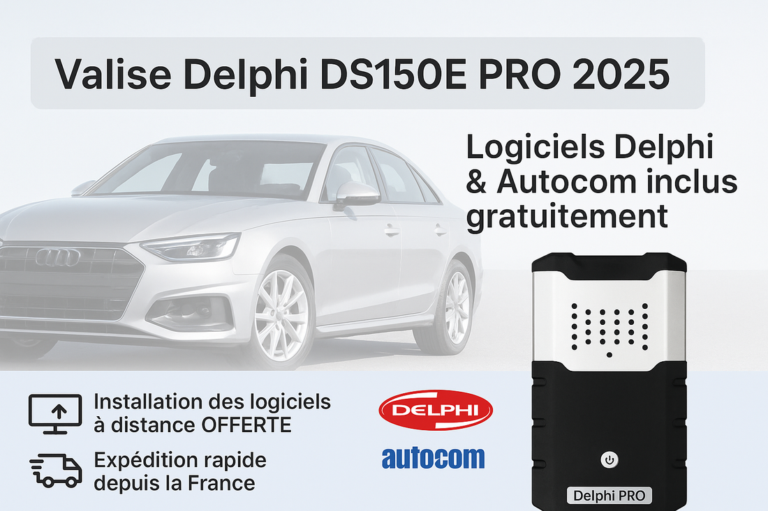 Delphi DS150E PRO 2025 + Autocom : la meilleure valise de diagnostic auto