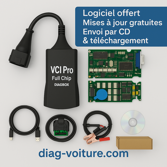 DiagBox FULL CHIP 9V91.25 en français Dernier model 2024 -Version complète Activée !! PLUS AUTODATA OFFERT!!!