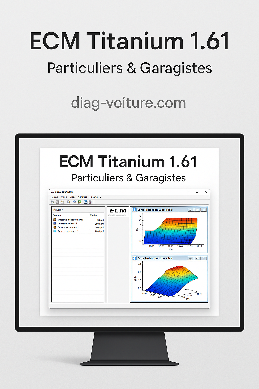 Logiciel ECM Titanium 1.61 – Reprogrammation moteur (Téléchargement offert)